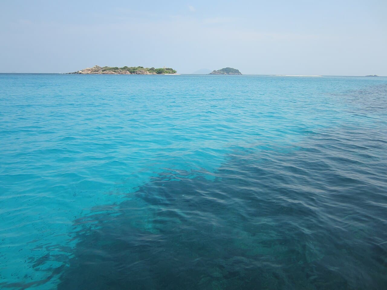 Long Beach (Pasir Panjang) on Pulau Redang, the lively main beach where Redang Beach Resort sits